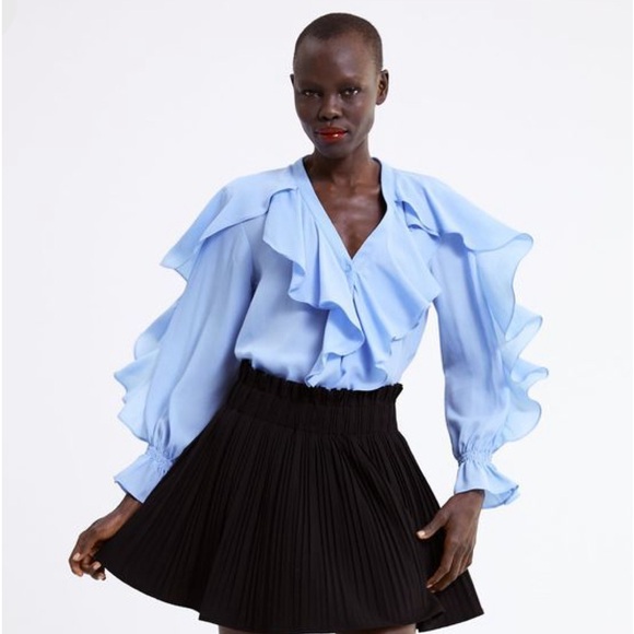 Zara Ruffle Blouse - Picture 12 of 12
